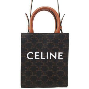 Celine Triomphe Canvas Vertical Cabas Bag